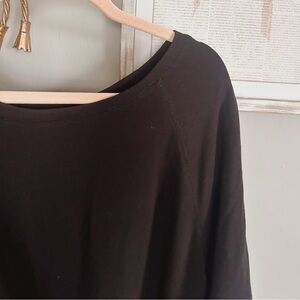 NWT Black Boxy Tee, Size 3X